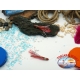 2 Polipetti Octopus 7 CM+amo acciaio 1/0+Fluorocarbon-PINK VIOLET/PINK.CB330