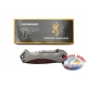 Couteau Browning automatic en acier G10.FC.W02