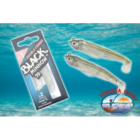 The Black Minnow 70 Fiiish Double Combo Shore 3 gr size 1. BM.1G