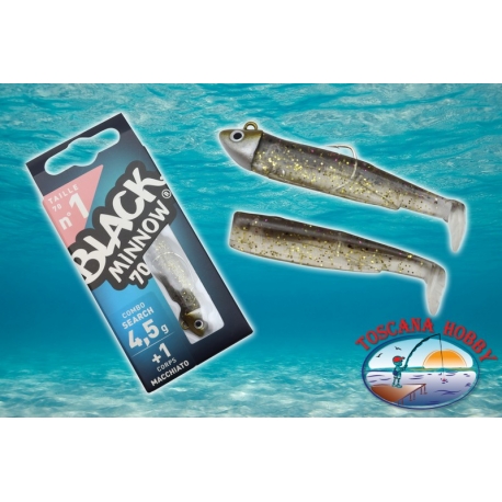 El Black Minnow 70 Fiiish Combos de Búsqueda 4.5 g, tamaño 1 - BM1296. BM.1C