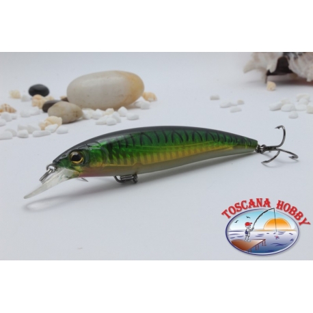 Minnow Viper tipo Rapala 10 cm-14gr Flotante col. verde.AR.401