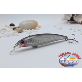 Minnow Viper tipo Rapala 10 cm-14gr Flotante col. negro blanco.AR.407