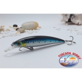 Minnow Viper tipo Rapala 10 cm-14gr Floating col. black silver.AR.411