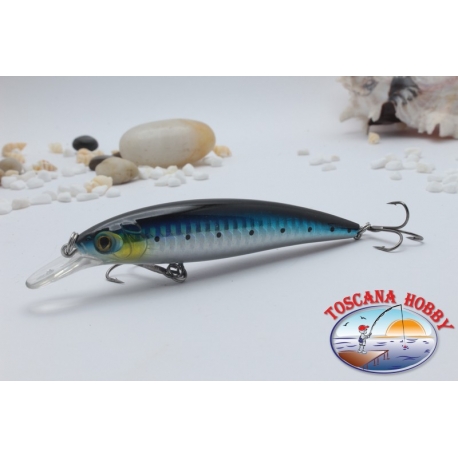 Minnow Viper typ Rapala 10 cm-14gr Floating col. black silver.AR.411