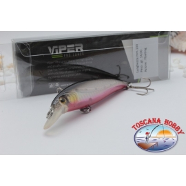 Minnow Viper tipo Rapala 10 cm-14gr Flotante col. rosa, negro.AR.419