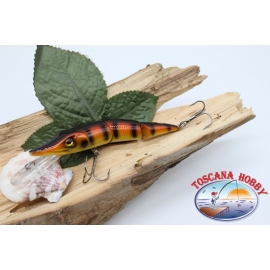 Artificial Pike jointed Viper 10,5 cm-17gr Sinking, Col. Orange striated V256