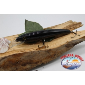 Artificial Minno rap Viper Rapala style, 15cm-27gr. black glitter.  V69