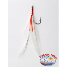 Granpescatore. Me encantan las plumas de las partes. Pluma blanca 14.CB./B