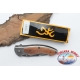 Coltello da caccia Browning in acciaio e manico in legno W17