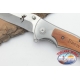 Couteau de chasse Browning manche en acier et bois W17