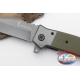 Couteau de chasse Browning en acier et manche vert W18