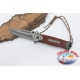 China Cuchillo Browning de acero inoxidable y mango de madera W20 Fabricantes