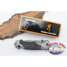 Couteau de chasse Browning en acier, poignée en fibre de verre W23