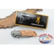 Coltello da caccia Browning in acciaio, impugnatura in legno W24