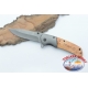 Coltello da caccia Browning in acciaio, impugnatura in legno W24