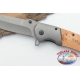 Coltello da caccia Browning in acciaio, impugnatura in legno W24