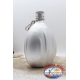 Water bottle 1 lt in aluminium with cap silver CL.76