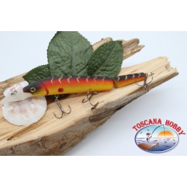 Artificiale Lures Viper coda snodata 12cm-14gr Floating col. arancio V280