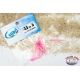 Esche siliconiche - Code di rondine Colibrì, 3,5 cm, pz 10, rosa perlato