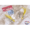 Señuelos para pesca de curricán, Colibrí, Kit de doble gancho/pulpo con plumas, tamaño 32