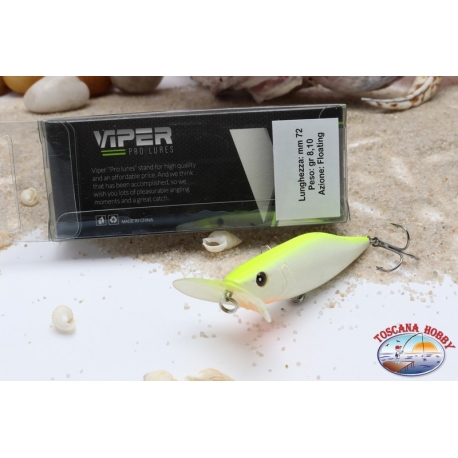 Artificial lures Viper, type Popper, 7.2 cm, 8,1 g, Floating