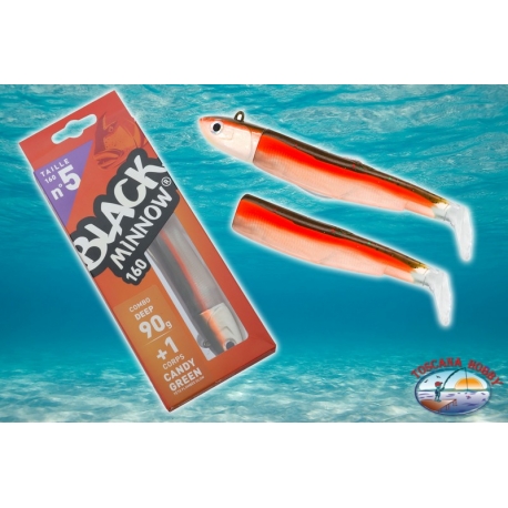 Lures Silicone Black Minnow 160 Fiiish Combos Deep 90gr (BM793) 