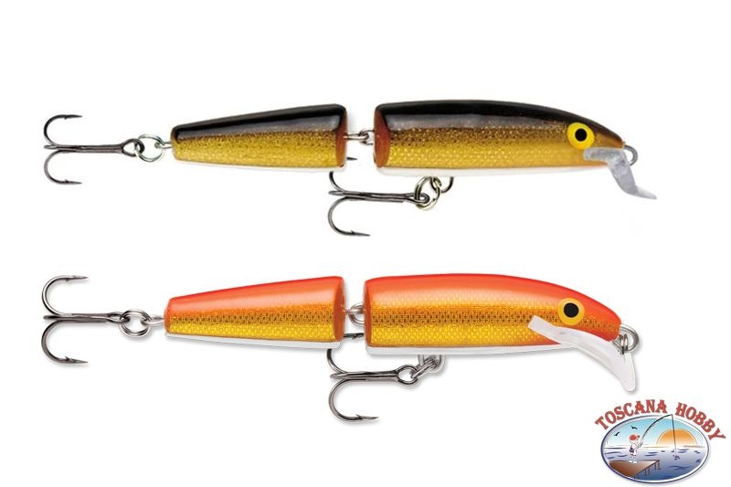 Lot Of 5 New In Box Rapala Jointed J-7 GOLD Crankbaits Lure