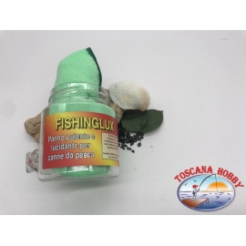 Cleaning cloth, polishing, and lubricant for Fishing Rods "Fishinglux" ST.75