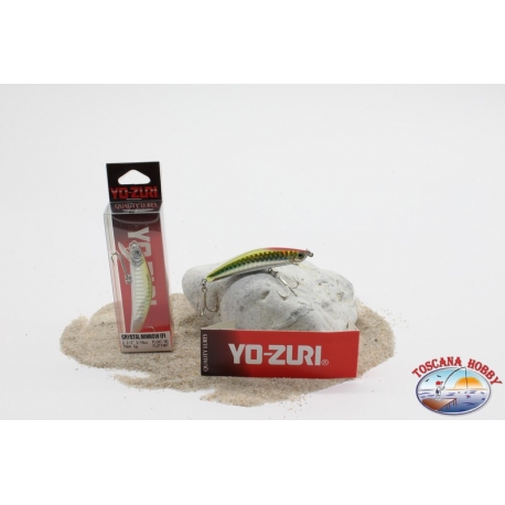 Un leurre Yo-Zuri Crystal Minnow 70 mm 5gr Flottant