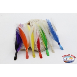 Trolling bait: 9 cm feather head "Simil" SIM.02