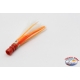 Trolling lures: kalice octopus head+7 cm feather-color W4