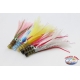 Trolling lures: kalice octopus+feather+brill 12 cm Handmade head-Preview
