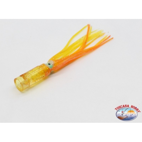 Esche da traina: testina artigianale fischione montato con octopus da 10,5 cm - Colore A381