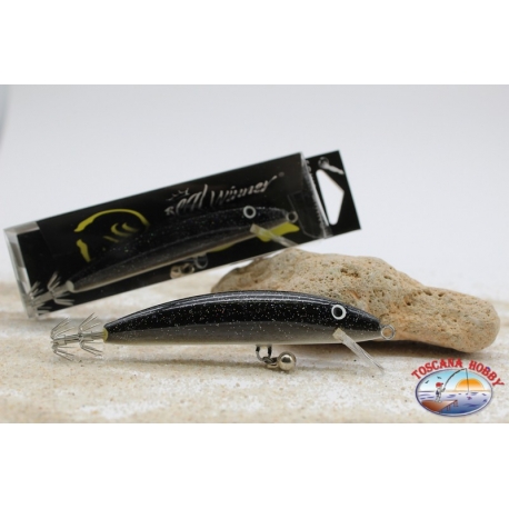 Esche artificiali Real Winner Squid Minnow - 10/12cm, 17/24gr - Colore BK