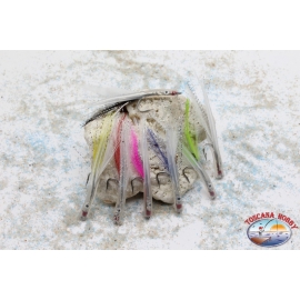 Silicone craft bait with filaments and 9 cm feathers-Amo 1/0 CB504