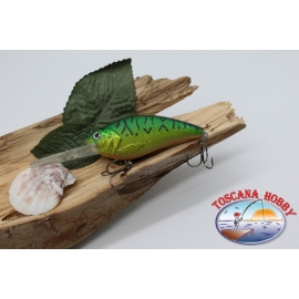 Artificial Crank Lures spinning, 8cm-22gr. floating, col. tree frog.  V188