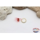 Crochets aigus en plumes avec filaments colorés (100 pièces) - taille simple taille 3/4/6/8/10 - aperçu