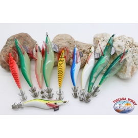 Totanare Yo-Zuri Squid Jig - 10 pz assortite LT.79