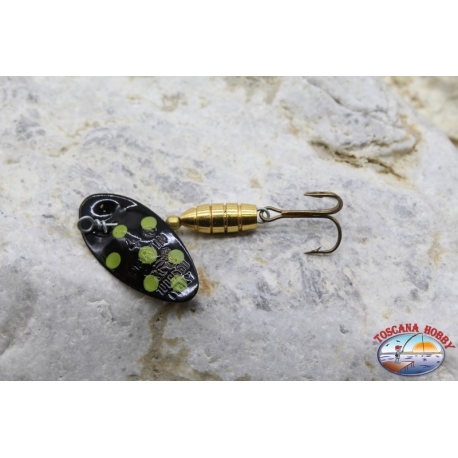 Cuchara de pesca giratoria Pantera Martin craft con gancho triple 3gr