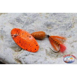 Cuchara de pesca giratoria Pantera Martin Anzuelo artesanal con plumas 4GR R. 626