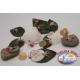 10 Ancorette montate con piume e filamenti, VMC con occhiello size 8 FC.AC22