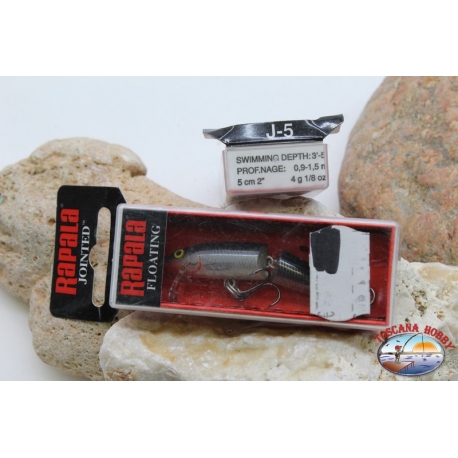 Esche Artificiali Rapala Jointed Floating J-5 5cm 4g-silver