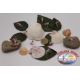 10 Ancorette montate con piume e filamenti, VMC con occhiello size 12 FC.AC24