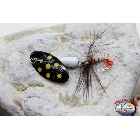 Cuchara de pesca giratoria Pantera Martin craft anzuelo emplumado 4GR