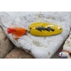 Spoon Peach wavy Panther Martin craft fishhook feathered 12gr