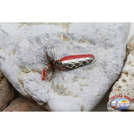 Spoon Peach wavy Panther Martin craft fishhook feathered 3,65 gr R. 691