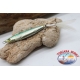 Metal bait J IG, 30gr-7cm, silver green, with feathered anchor