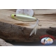 Esca metallica JIG, 31gr-5,5cm, con ancoretta piumata, white yellow