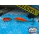 Bleu FO VIB Vibra rap Rapala Finlande 4 g - 1/8 oz. Couleur: or rouge fluorescent 1