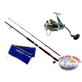 Canna DIP Dyna Big Fish Misura 210 Mulinello ALCEDO MAG III 8008 10
